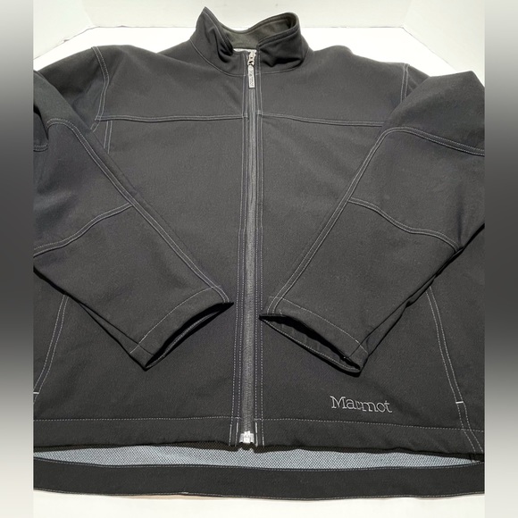 Marmot Nylon Blend Zip Embroidered Logo Jacket - Picture 5 of 14